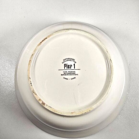 Set of 2 Inspired By Tuscany Bowl Olive and Garlic Motif 8” Mediterranean - Picture 7 of 9